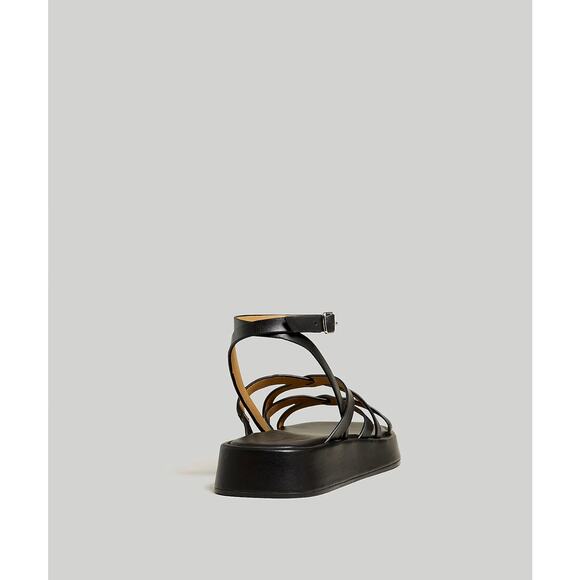 Madewell Sabina Flatform Sandal - Like New - Black Women Size 9 - Picture 4 of 10